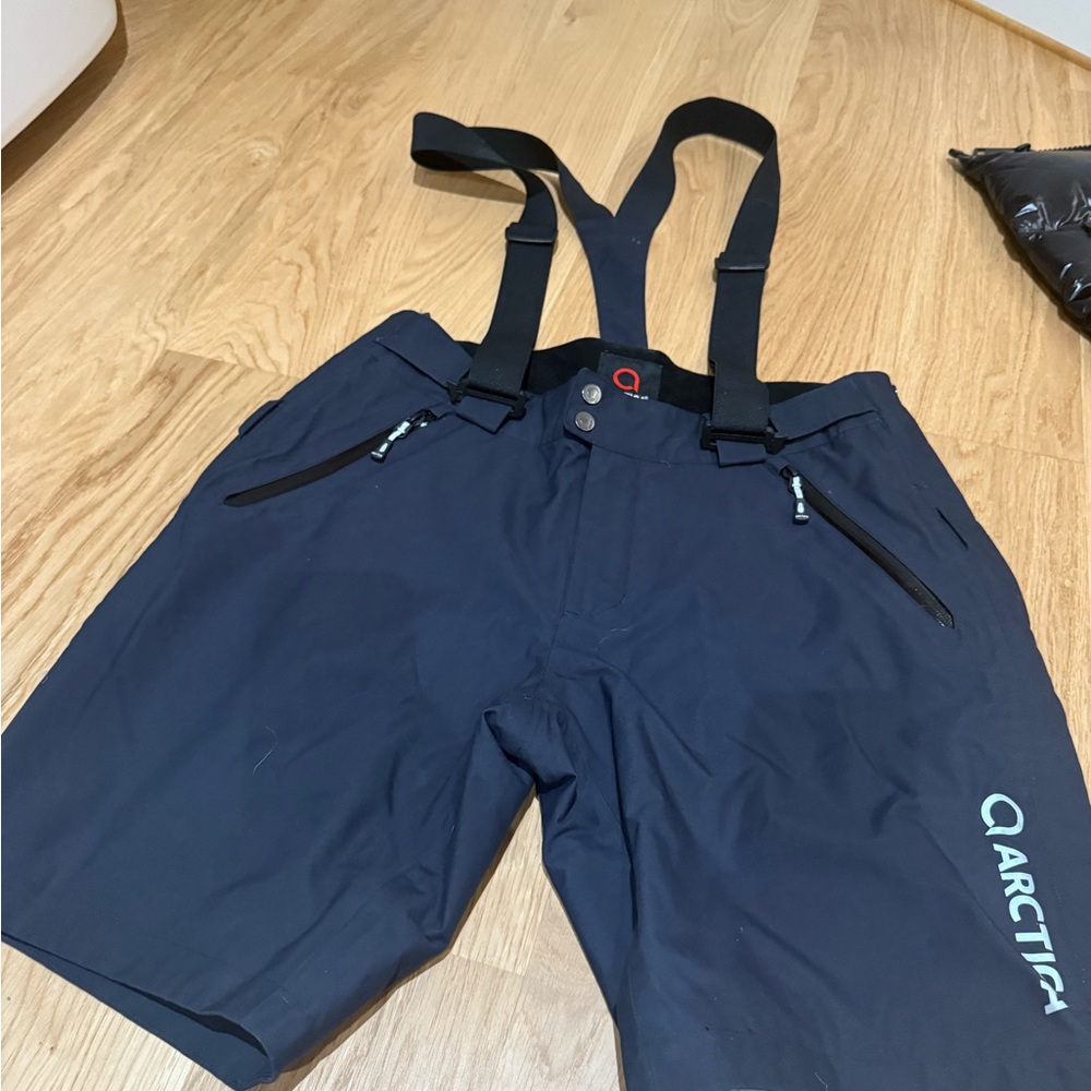 Arctica Black Snow Bib Overalls